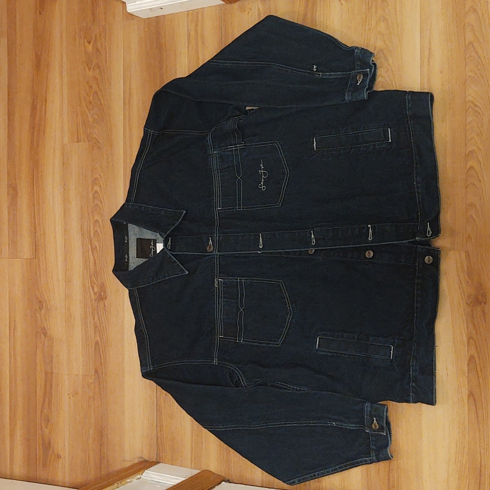 Vintage Sean John denim jacket sz XXL